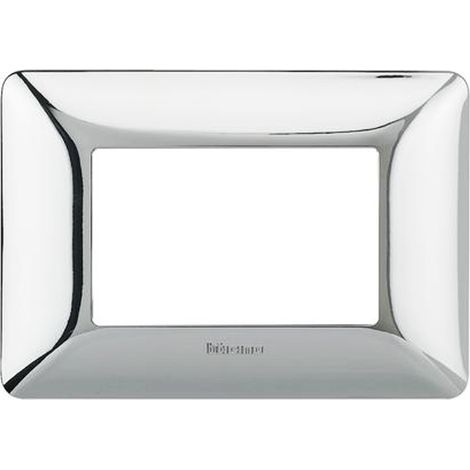 Placca Bticino Matix 3 moduli cromo lucido AM4803GRC (1/5)