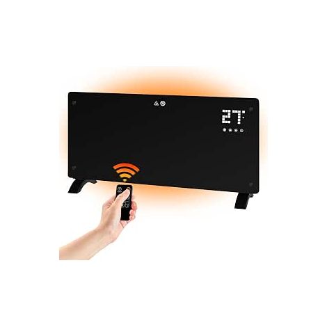 GBLY Conveccionador Eléctrico Calentador 2000W Independiente Eficiente Con Termostato Control Remoto Pantalla Táctil Temporizador Protección Sobrecalentamiento 2 Años Garantía (1/5)