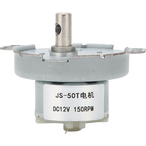 DC12V JS-50T selbsthemmender Kupfergetriebemotor, 150 U/min (1/5)