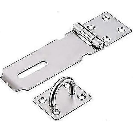 Mors de cadenas en acier inoxydable, moraillon et agrafe robustes, moraillon de porte (1/5)