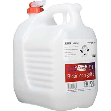 Fusto in plastica da 5 litri con rubinetto adatto per uso alimentare 601361 (1/4)