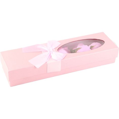 Geschenkset mit künstlichen Seifenblumen zum Muttertag (Seifenrosen). (1/5)