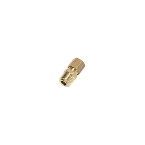 Adaptateur droit fileté hydraulique Legris LF3000 vers Enfichable, 16 mm R 1/2 Mâle ( Prix pour Paquet de 2 )