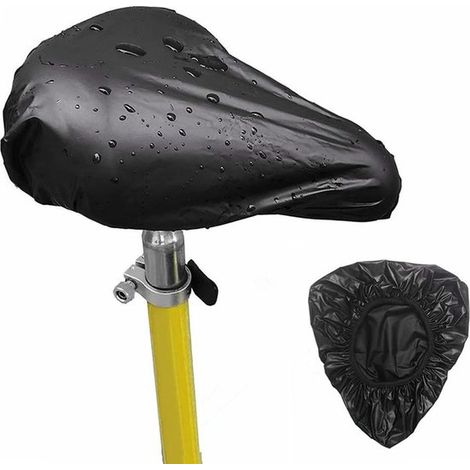 2 coprisella per bicicletta, diametro 30,5-38 cm, altezza 4,8-6,8 cm, resistenti all'acqua e al sole, vestibilità universale, unisex, adatti alla maggior parte delle biciclette (1/5)
