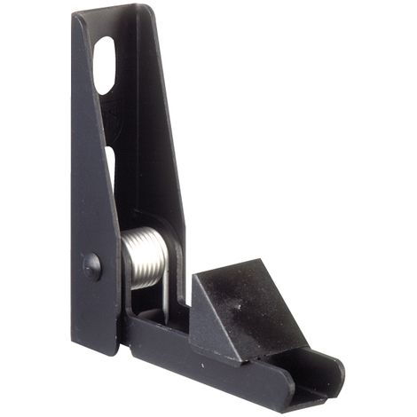 Arrêt automatique de volet battant aluminium noir pour épaisseur 40 à 58 mm - TORBEL INDUSTRIE