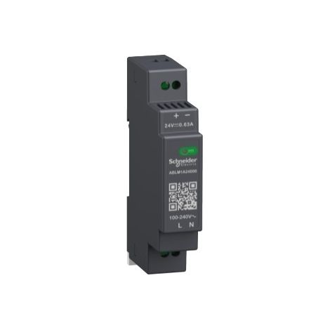 Schneider ABLM1A24006 Modicon ABL - switching power supply - 0.6A - 100 to 240VAC single/two-phase - 24VDC - PV: 02 - RL: 01