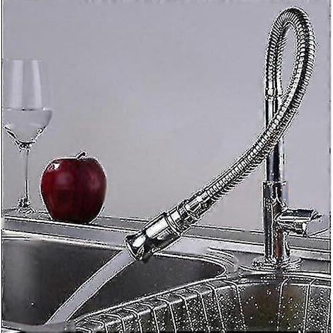 Robinet d'évier de cuisine extérieure, robinet de cuisine à col flexible à 360° pour buanderie, bar, jardin et espaces extérieurs (1/5)