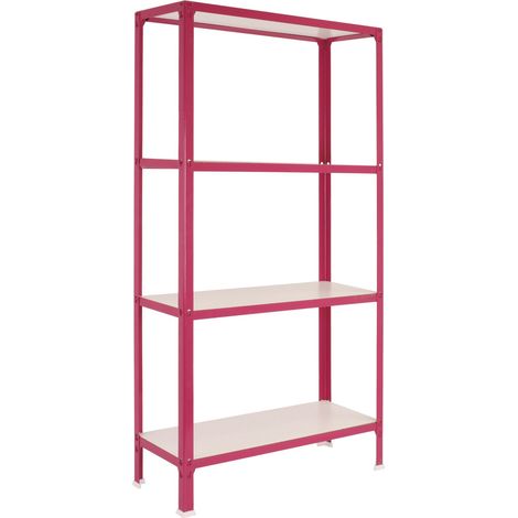 Simonrack Simon Home Click Wood Mini étagère rose blanc (1/5)