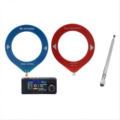 SI4732 Miniatur-Radioempfänger 10 kHz–180 MHz LSB USB AM/FM alle Bänder, Mini-Taschenradio mit HF/SW/MW/VHF-Antenne (1/5)