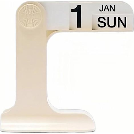 Calendario perpetuo con design a ribalta, calendario da scrivania per uso quotidiano in ufficio, accessori per la casa, decorazione da scrivania, accessori da scrivania, decorazioni (1/5)