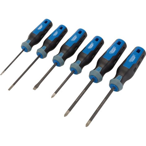 Draper Expert Diamond Tipped Screwdriver Set 6 Piece Comfort Grip 95162 (1/2)
