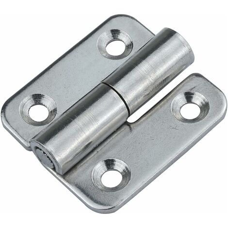 Lot de 6 charnières amovibles, petites charnières coulissantes de 3,8 cm (1,5 po), charnières de porte amovibles en acier inoxydable 304, côté droit (1/5)