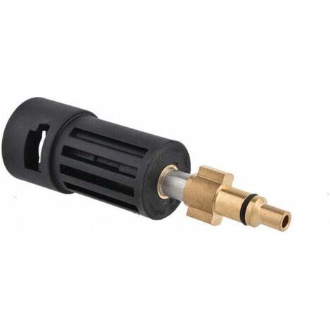Adapter for high-pressure cleaner gun – Quick attachment – Compatible with Kärcher K1 to K7 – Corrosion-resistant brass and ABS