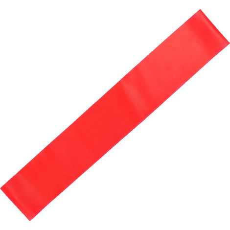 Bande de résistance élastique pour exercices de yoga et fitness, sangle d'étirement rouge 600 x 50 x 0,9 mm (1/5)