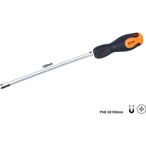 Cacciavite a Croce PH0 3X150mm Con Punta Magnetica
