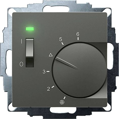 Eberle 191811554302 UTE 1015-Anthrazit-55 Thermostat d'ambiance encastré 1 pc(s)