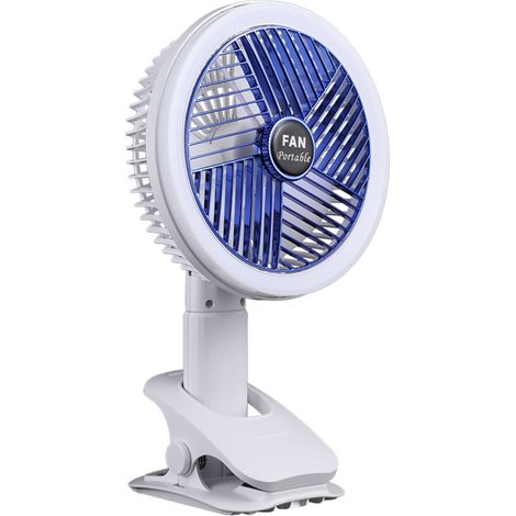 Ventilateur Pliable Multifonction – 4 Vitesses – Veilleuse – USB-C – Suspendu/Mural (1/5)