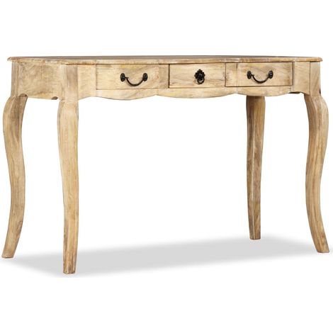 Maison Exclusive - Tavolino Consolle in Legno Massello di Mango 120x50x80 cm