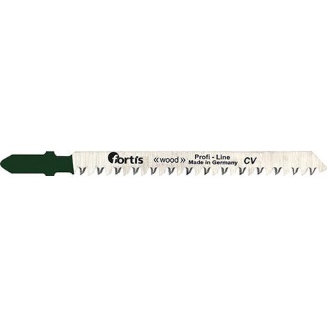 5 Stück Stichsägeblätter für Holz, gerader, feiner winkelgenauer Schnitt T 308 BP Fortis (1/2)