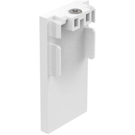 Profilo Alto Senza Foro Ego Alluminio Bianco