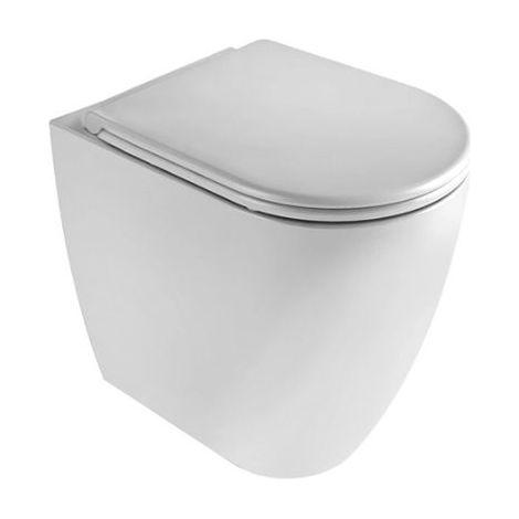 WC Azzurra Comoda 50cm Filomuro Senza Brida Profondità Ridotta