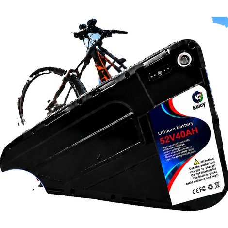 Batería para bicicleta eléctrica, capacidad de 40 Ah, carcasa rígida impermeable, 52V-XT30-40AH (1/2)