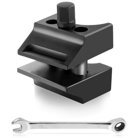 Steering lever hub spreader tool, universal strut spreader tool, axle spreader tool, mechanic's tool for most vehicles with 1 x 10 mm wrench--DTEKGAZ