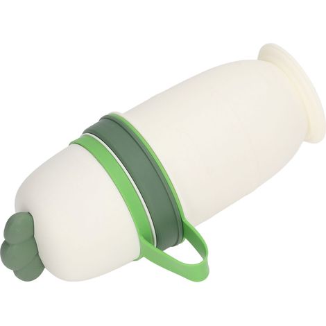 Bouteille de pot portable pour enfants, urinoir d'urgence pour voiture, voyage, camping, blanc nacré. (1/5)