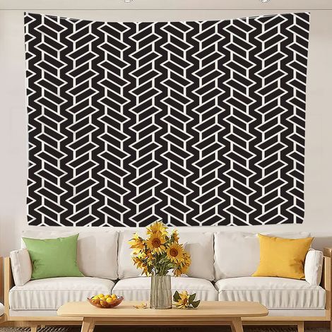 Tapisseries bohèmes tendance, tenture murale pour chambre 100x75cm (1/5)