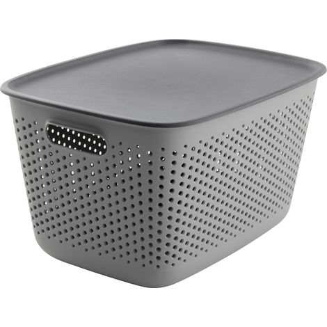 Mömax Aufbewahrungskörbchen Maja Grau ca. 17l (1/4)