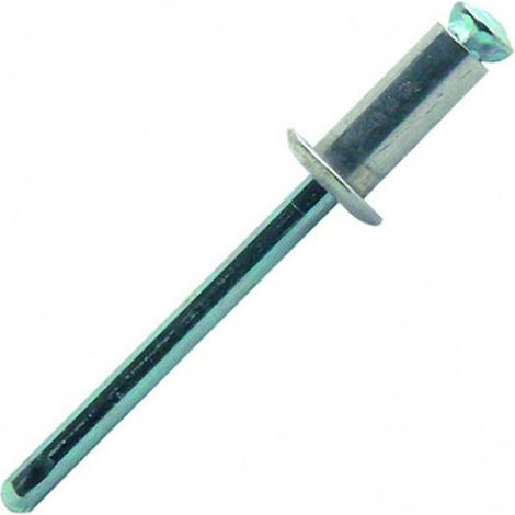 Rivet aveugle éclaté tête plate aluminium/acier PAD-B - 4,8 x 20 mm - boîte de 25 - SCELL-IT