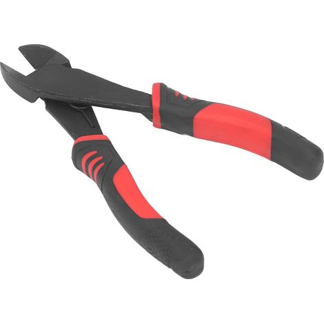Diagonalzange aus hochkohlenstoffhaltigem Stahl mit PVC-Griff, Drahtschneide- und Abisolierwerkzeug mit Feder (1/5)