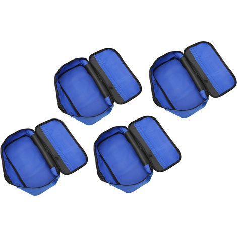 Trousse de secours 4 pièces en tissu Oxford 600D, pochette portable pour les voyages, la maison et le bureau. (1/5)