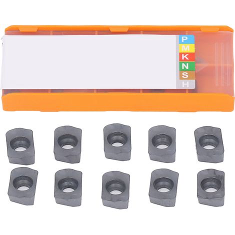 10 Pièces Plaquettes Carbure Revêtues Tournage Bois Métal Fraisage CNC Couteaux DIY Outils de Coupe (1/5)