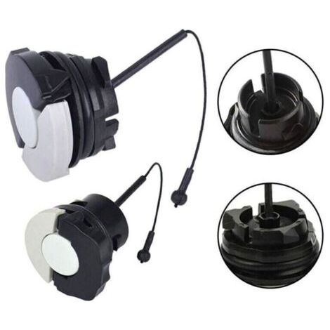 Set di 2 tappi serbatoio olio / tappi carburante per motoseghe Stihl ms171 ms181 MS200 ms210 ms200t ms211 ms192 ms192t ms230 ms240 ms250 ms260 ms340 MS360 56Vingt,