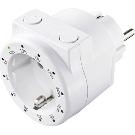 Sygonix SY-4499402 Timer digitale Giornaliero 3500 W Funzione Start / Stop, Funzione di conto alla rovescia (1/5)