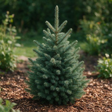 Épicéa blanc Sanders Blue - Picea glauca Sanders Blue 20/30cm Pot 2,5L (1/4)