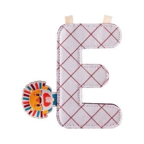 Lettre décorative - LILLIPUTIENS - E - Rose - Mixte - 9,5 cm (1/3)