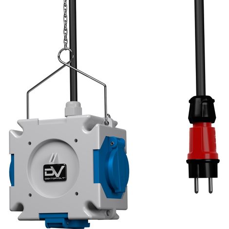 Tableau électrique suspendu mDV 3x230 V Schuko Doktorvolt® DV-2671-D (1/3)