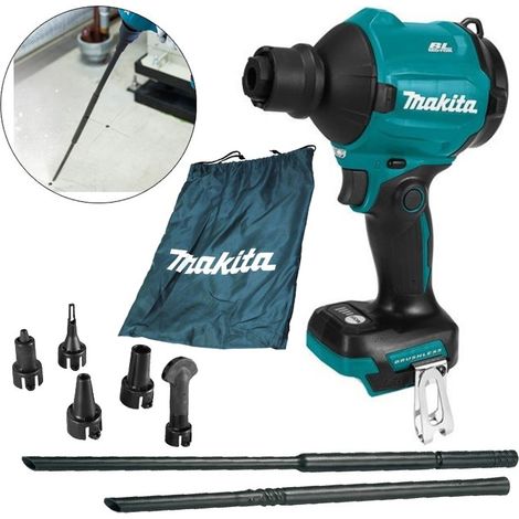 Makita DAS180Z 18v Brushless Dust Blower Inflator Deflator LXT + 6 Nozzles +Long (1/5)