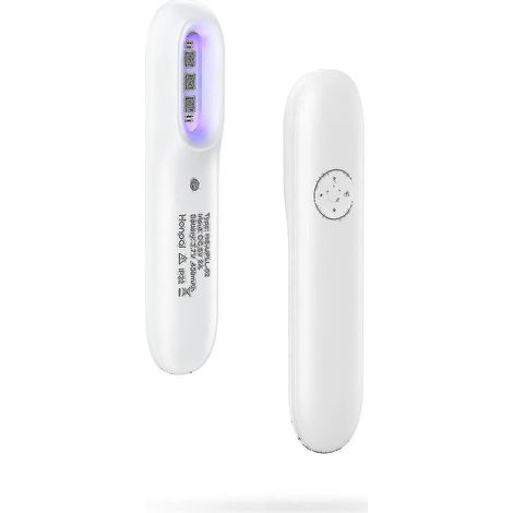 Mini-311nm-LED-Sterilisationslampe, tragbare Schmalband-UV-Phototherapielampe mit Timer und Schutzbrille. (1/5)