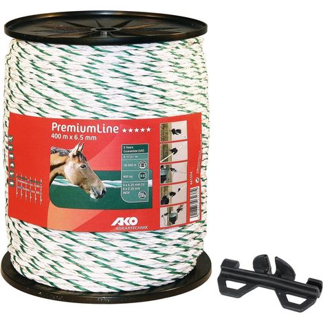 AKO Weidezaunseil Premium Line, 400 m, 6,5 mm (1/4)