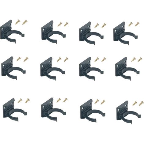 Kitchen Plinth Leg Clips & Brackets Kick Board Plastic FITS 32MM – 12 Pack with 24 Screws  Durable Kitchen Plinth Clips for Secure Kickboard Installation