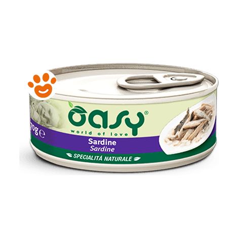 Oasy Cat Specialità Naturali Sardine - Oasy Cat Specialità Naturali Sardine - Lattina Da 150 Gr