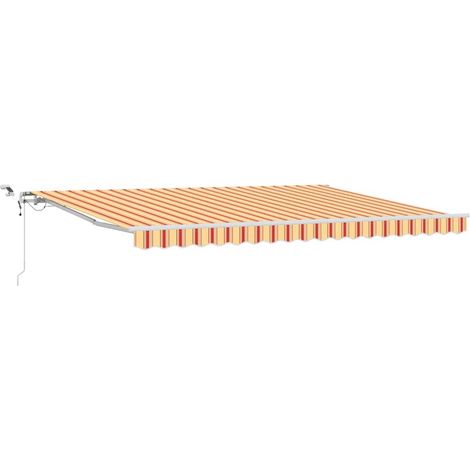 Maison Exclusive - Tenda Retrattile Giallo e Arancione 450 × 300 cm
