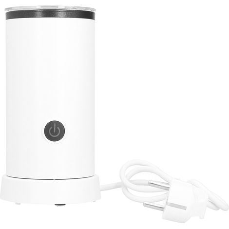 Mousseur à lait automatique électrique, chauffe-lait pour café, mousseur à lait pour maison, prise UE 220V-240V, blanc (1/5)