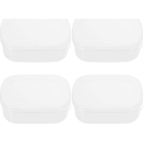 Boîtes à bento en plastique sûr, lot de 4, pour organiser les (1/5)