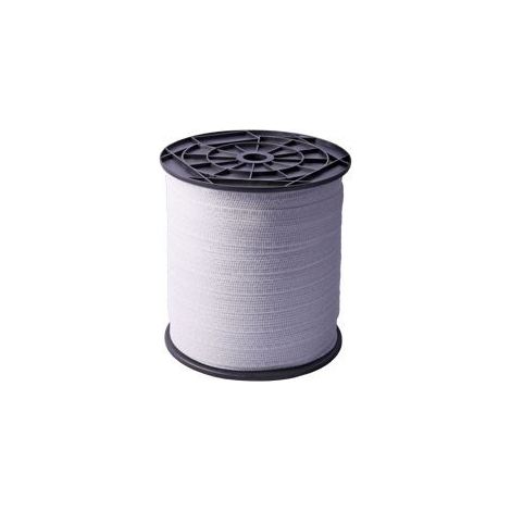 Weidezaunband zur Tierhaltung 200 m lang 2 cm breit weiß