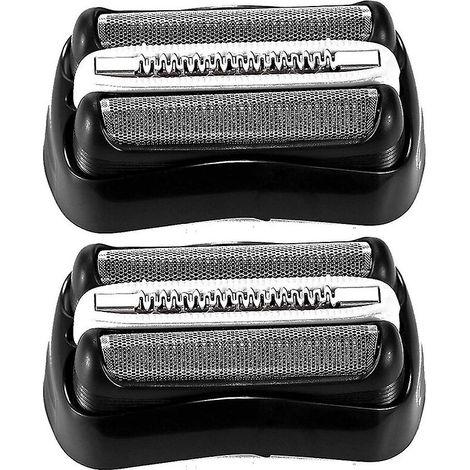 Parti di ricambio per rasoio Braun Series 3  Lama/lamina di ricambio  2 pezzi, compatibile con 32B  Possessori di rasoi Braun (1/4)