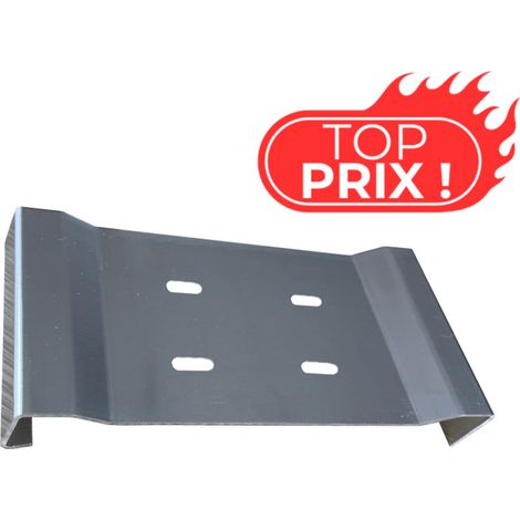 Patte de fixation ECO50 de couvertine alu pour acrotère toit-terrasse - ALUHOME